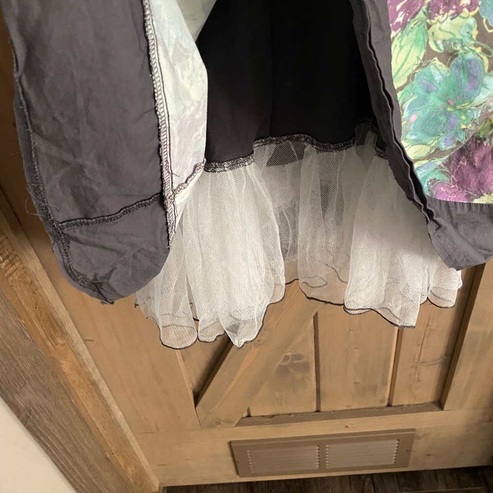 Torrid Floral TEA DRESS - Women's 14 Layered Tulle Underskirt Cottagecore - Picture 8 of 13